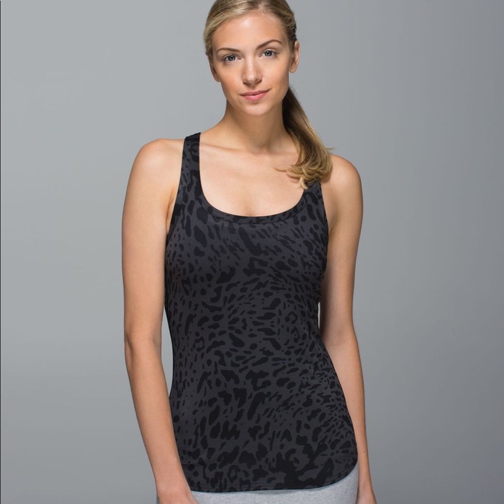 Lululemon leopard print tank